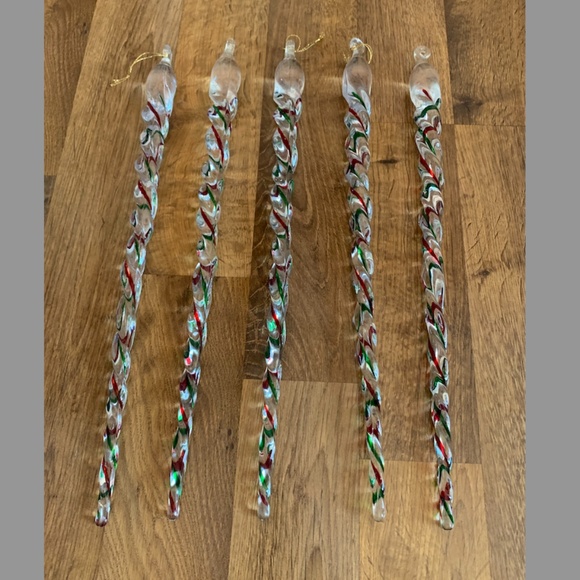 70’s Christmas Icicles 18” - Picture 1 of 12